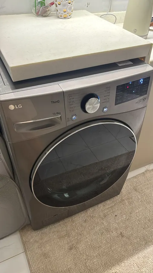 LG ThinQ 15/8 kg washer-dryer — repair by Noura, Riyadh