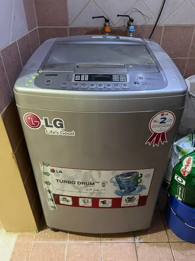LG TurboDrum top-load washer — repair by Noura, Riyadh