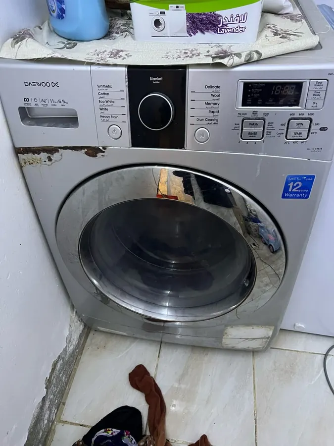 Daewoo 11/6.5 kg washer-dryer — repair by Noura, Riyadh