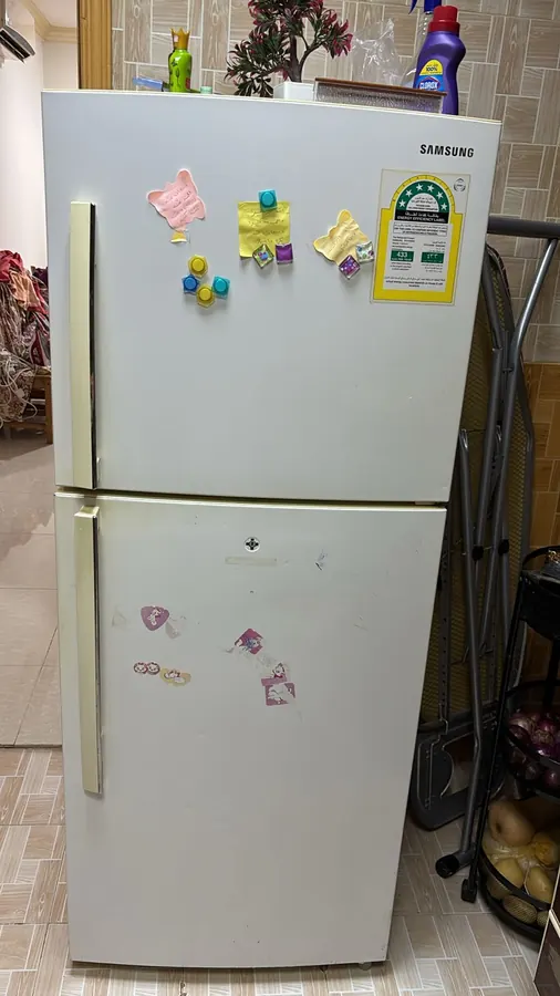 Samsung top-freezer refrigerator — repair by Noura, Riyadh